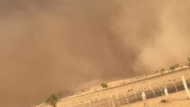 صورة ليلة ممطرة على منطقة ( أفله و أركيبه )