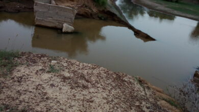 صورة كيفه : إنهيار أهم سد في بلدية الملكه