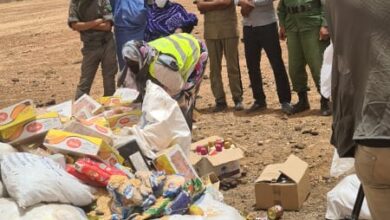 صورة كيفه / مندوبية وزارة التجارة و السياحة تصادر مواد فاسدة وتقوم بحرقها