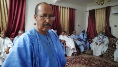 صورة كيفه / الفدرالي عثمان ولد المختار ( أجه) يستقبل بعثة الحزب ( فيديو )