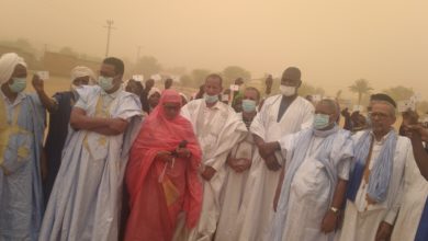 صورة كنكوصه/ نائب رئيس جهة لعصابه السيدة زينب بنت سيديني ، تعدد انجازات ولد الغزواني(فيديو)