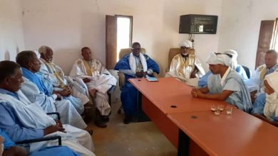 صورة أغورط/ العمدة المصطفى ولد أسويلك يترأس إجتماعا موسعا للحث على التلقيح ضد فيروس كورونا