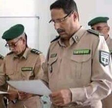 صورة وحدة من الدرك تتوجه إلى وسط إفريقيا