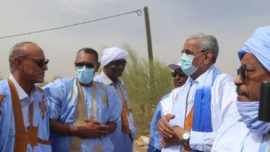 صورة روصو /  رئيس حزب الإتحاد من أجل الجمهورية يصل المدينة ( الوفد المرافق)