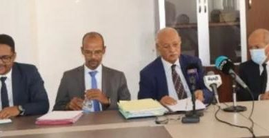 صورة منسقية هيئة الدفاع عن الرئيس السابق محمد ولد عبد العزيز ( بيان )