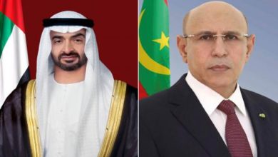 صورة رئيس الجمهورية يتصل هاتفيا بولي عهد أبوظبي