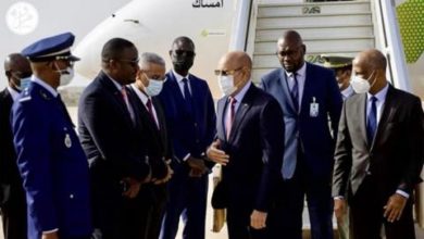 صورة ولد الغزواني يشارك في المنتدى العالمي للمياه الذي ينعقد في العاصمة السينغالية دكار 