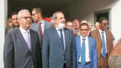 صورة ولد بناهي يزور بعض المصالح التابعة لقطاع التجارة والصناعة التقليدية في نواكشوط