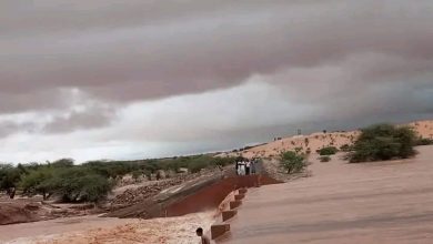 صورة كيفه / فرق الإنقاذ تصل سد بومديد لإنقاذ الطفل العالق