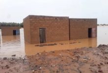 صورة تضرر بعض القرى في الحوض الشرقي بسبب الأمطار