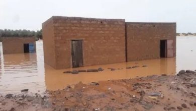 صورة تضرر بعض القرى في الحوض الشرقي بسبب الأمطار