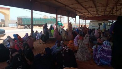 صورة مجموعة أهل غده توزع عشرات الأطنان من المواد الغذائية في مدينة كرو و مدينة أنبيكة