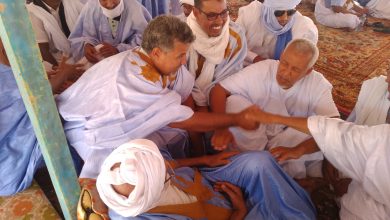 صورة كندره /  بيان شكر و عرفان من عائلة أهل المختار ولد محمد شين  