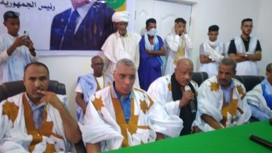 صورة كيفه/ تظاهرة سياسية حاشدة لحلف المواطنة الذي يتزعمه الوزير لمرابط ولد بناهي