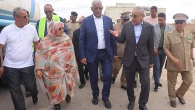 صورة رئسة جهة نواكشوط تتفقد عمليات شفط المياه عن أحياء مدينة نواكشوط