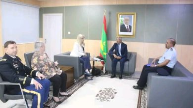 صورة وزير الدفاع الوطني يستقبل سفيرة الولايات المتحدة الأميركية