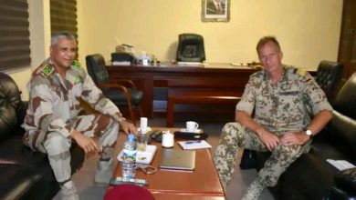 صورة قائد أركان القوات الخاصة يستقبل الملحق العسكري الألماني
