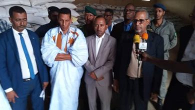 صورة مفوض الأمن الغذائي المساعد السيد لمام عبداوه يؤدي زيارة لولاية لبراكنة