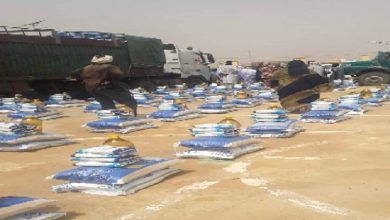 صورة شركة تازيازت تقدم ألف سلة غذائية لصالح المواطنين المتضررين من الأمطار في مدينة اكجوجت