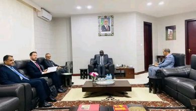 صورة ولد مرزوك يجري لقاء مع السفير الإيطالي المعتمد في موريتانيا حيث كتب على صفحته على الفيس بوك 