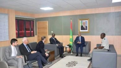 صورة وزير الدفاع الوطني يستقبل الممثل السامي لإئتلاف الساحل