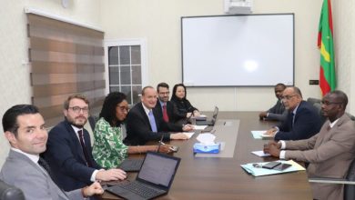 صورة وزير المالية يستقبل وفدا من صندوق النقد الدولي 