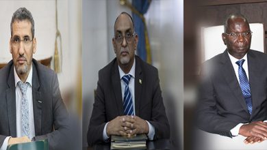 صورة وفد وزاري يغادر نواكشوط للمشاركة في إجتماعات الخريف للبنك و صندوق النقد دوليين