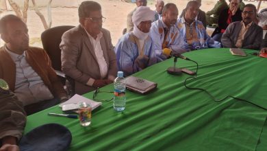 صورة كورجل/  والي لعصابه أمام سكان البلدية : لن نتساهل مع من يتسبب في إندلاع حريق للمراعي