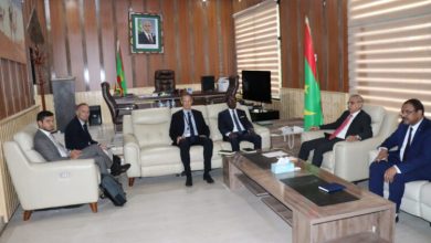 صورة وزير الداخلية يلتقي بعثة من الإتحاد الأوربي