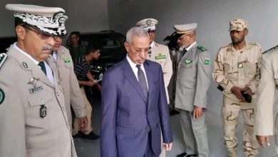 صورة وزير الدفاع الوطني يشرف على تدشين مجموعة من المباني بقيادة أركان الدرك الوطني