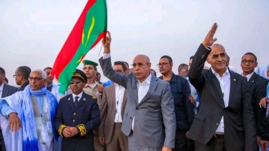 صورة ولد الغزواني يدشن مشاريع مهمة في مدينة تجكجة