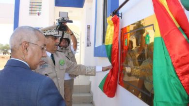 صورة تدشين ثكنة جديدة للدرك الوطني بولاية كيدي ماغا 