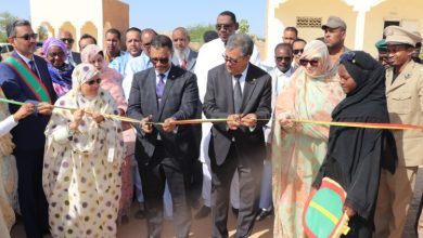 صورة تدشين ثلاث منشآت تعليمية في نواكشوط الشمالية 