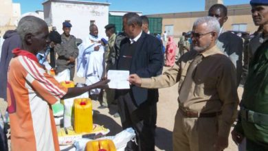 صورة أطار /  توزيع مساعدات غذائية مجانية على 3655 أسرة بولاية آدرار 