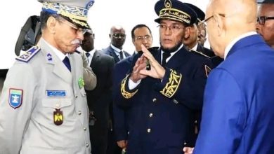 صورة رئيس الجمهورية يشرف على تدشين مختبرٍ للشرطة الفنية والعلمية بنواكشوط