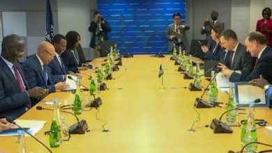 صورة رئيس الجمهورية يجري مباحثات مع رئيس مجموعة البنك الدولي 