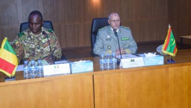 صورة قائد الأركان العامة للجيوش يعقد جلسة مع نظيره المالي 