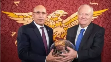 صورة شبكة الصحفيين العرب و الأفارقة تهنئ ولد الغزواني بمناسبة حصوله على جائزة  “القيادة المتميزة