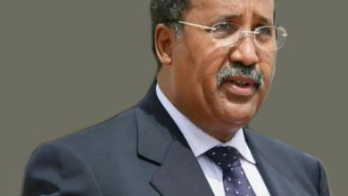 صورة الإعلان عن وفاة السياسي ورجل الأعمال أحمد ولد حمزة 