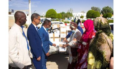 صورة جهة نواكشوط تقدم معدات طيبة لمركز الإستطباب الوطني
