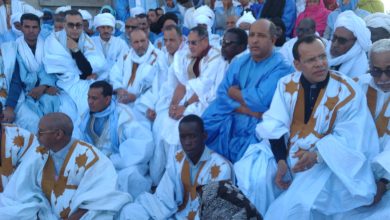 صورة أغورط /  الفاعل السياسي ورجل الأعمال محمد ولد أكبيتمو ينظم تظاهرة سياسية حاشدة في أكني رأس الفيل