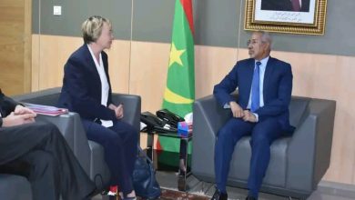 صورة وزير الدفاع الوطني يستقبل السفيرة البلجيكية