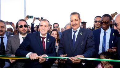 صورة افتتاح معرض للمنتوجات الجزائرية بنواكشوط.