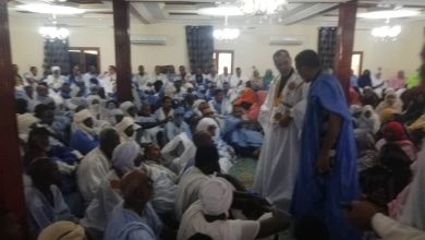 صورة كيفه/  ولد الطالب الأمين أمام جماهير حلفه “ينوه بإنجازات رئيس الجمهورية ويدعو للتسجيل على اللائحة الانتخابية”