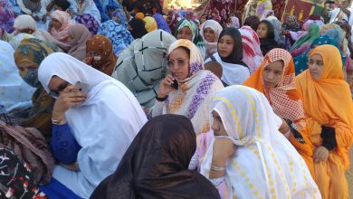 صورة كيفه /  تظاهرة سياسية بحي كميز لدعم ترشيح السيد المصطف ولد الدد ولد حمادي نائبا عن المقاطعة