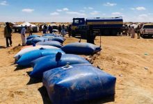 صورة شركة معادن موريتانيا توزع 140 طنا من مياه الشرب على المنقبين في منطقة التماية