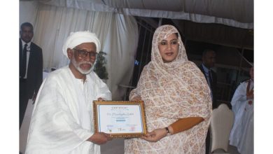 صورة السيدة الأولى تشرف على حفل تخليد الذكرى 75 لتأسيس منظمة الصحة العالمية