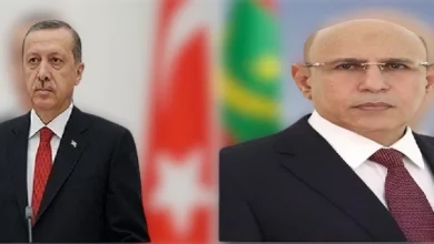 صورة ولد الغزواني يهنئ أردوغان بمناسبة فوزه بمأمورية جديدة 