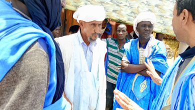 صورة كيفه/ مرشح الإنصاف لبلدية كيفه السيد محمد ولد هاشم يقوم بزيارة لسوق الحيوانات بحي التميشة ( صور وفيديوهات  )