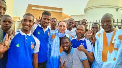 صورة كيفه/  محمد محمود ولد سيد المختار الشيدة يكرم فريق كرة القدم الذي مثل الولاية وتأهل إلى الدور القادم 